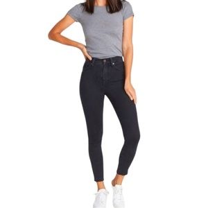 NWOT Marine Layer High Waist Skinny Ankle Fray Jeans